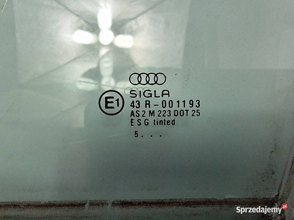 SZYBA DRZWI LEWY PRZÓD AUDI A4 B5 kujawsko-pomorskie sprzedam