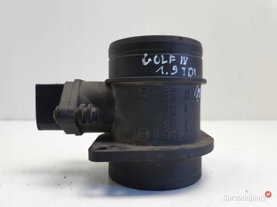 PRZEPŁYWOMIERZ VW Golf IV 19 TDI POWIETRZA osobowe Motoryzacja Rudka