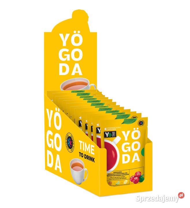 Herbata owocowa Yogoda Żurawina bez cukru Box 14 Kielce sprzedam