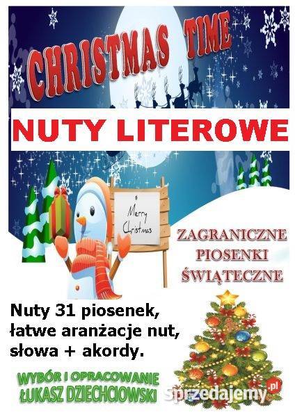 Nuty literowe Znane piosenki keyboard pianino