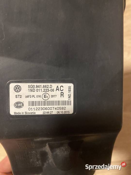 Halogen prawy Vw golf VII 2012 Lampy przeciwmgielne sprzedam
