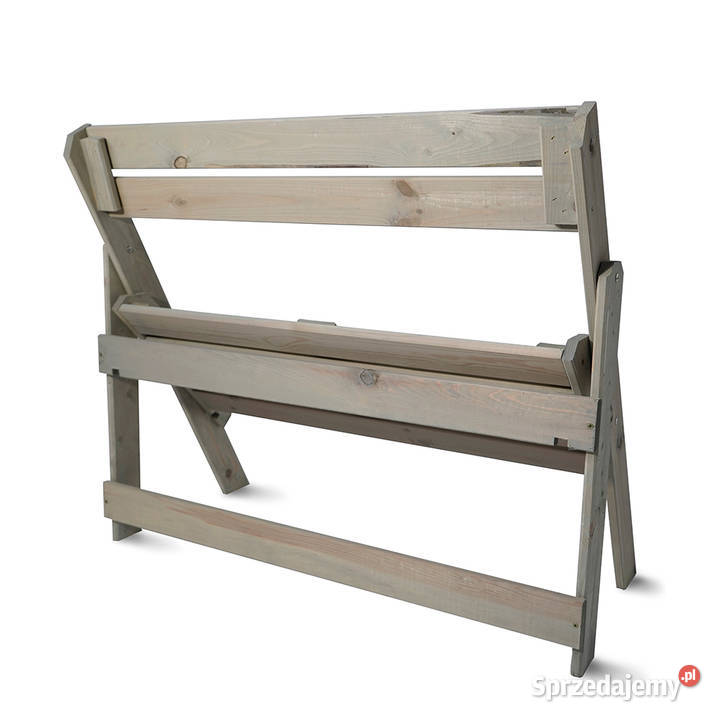 Ławka ogrodowa z oparciem drewniania nowoczesna Elbląg