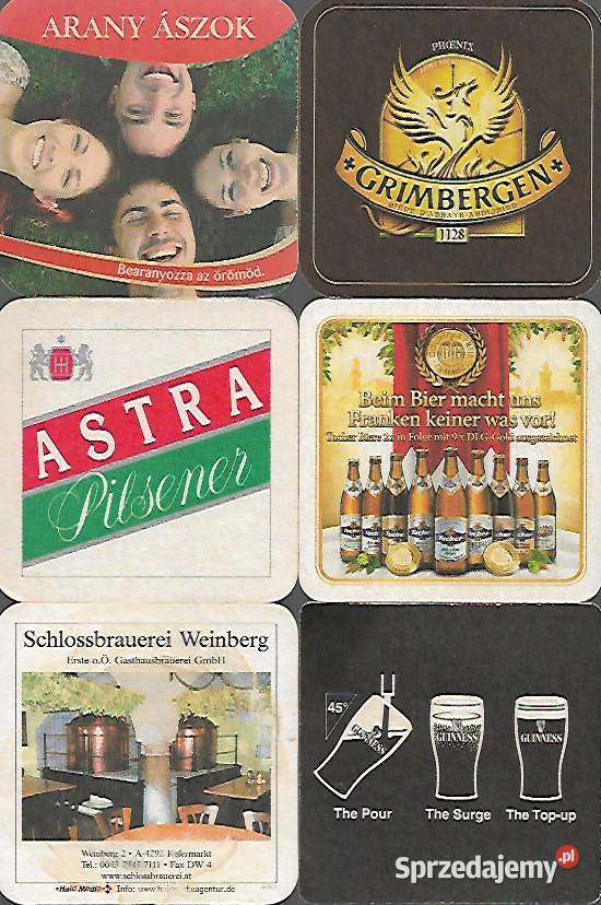 Podkładki pod piwo PPZ9 Antyki, Sztuka, Kolekcje Puławy sprzedam