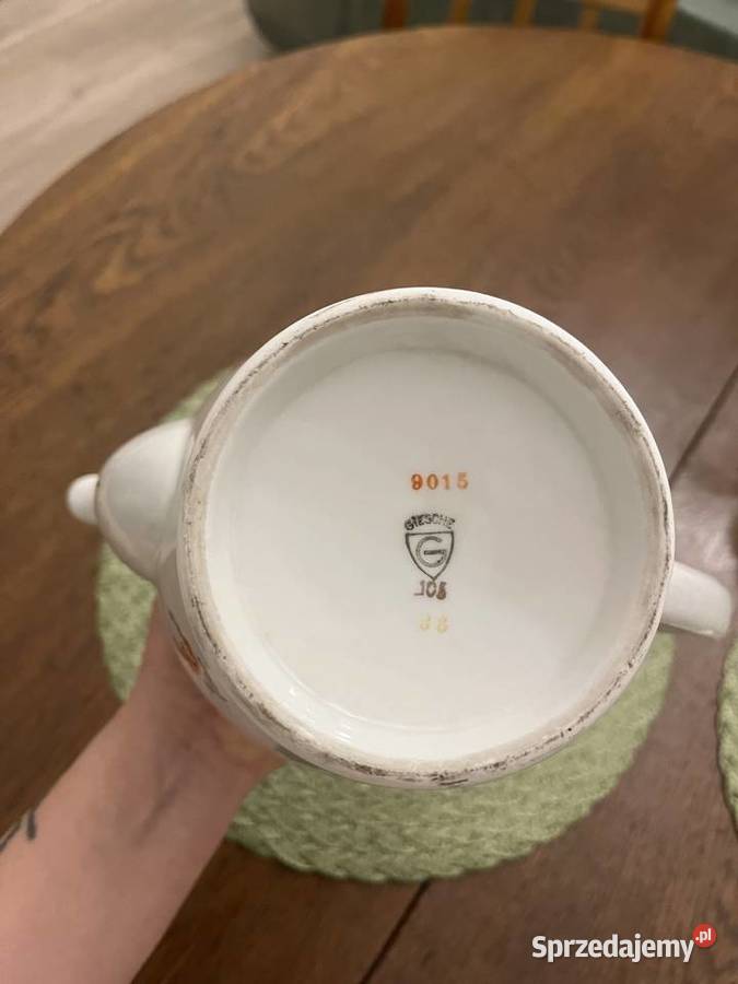 Stary Dzbanek porcelanowy Giesche Poznań