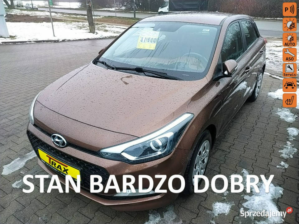 Hyundai i20 12 84Podgrzewane fotele i kierownica czujnik parkowania Łódź