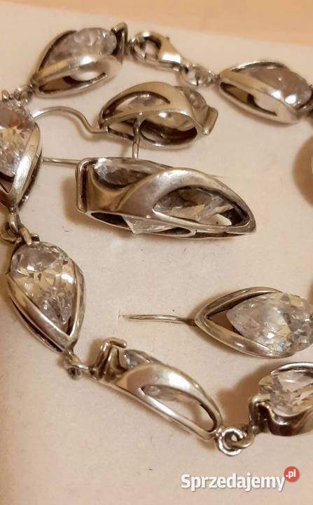 APART przepiękny srebrny komplet sprzedam