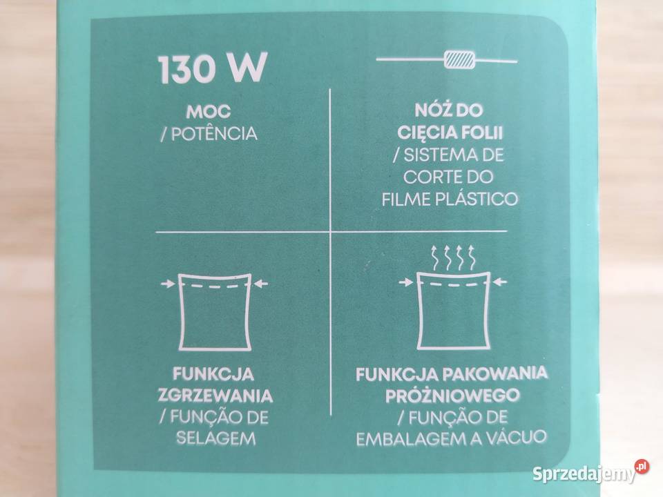NAJTANIEJ Zgrzewarka Próżniowa Do Żywności 130W Zabrze