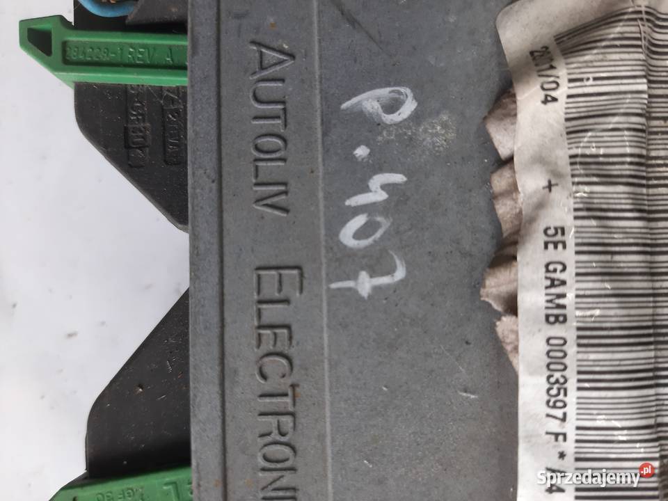 Peugeot 407 Sensor sterownik moduł poduszek Air osobowe łódzkie Ksawerów