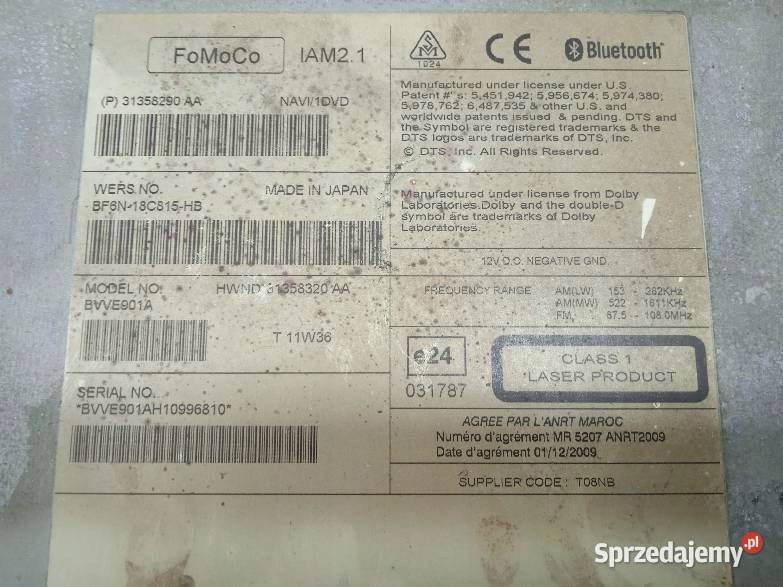 RADIO 31358290AA Volvo S60 II 2010 osobowe