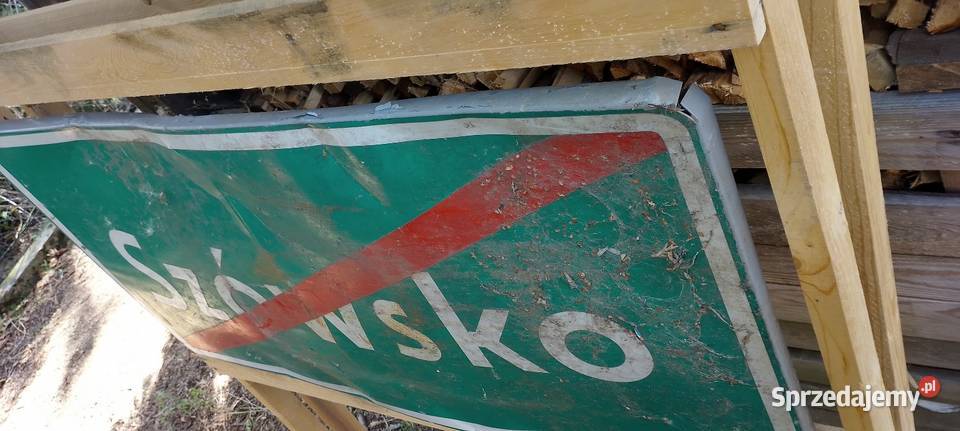 Szowsko tablica miejscowości uszkodzona podkarpackie Jarosław sprzedam