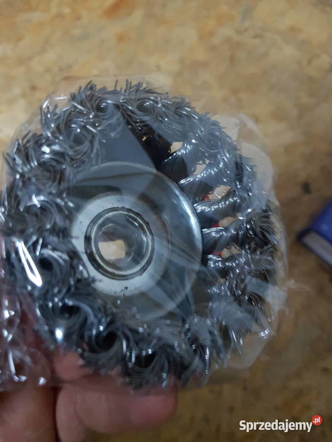 SZCZOTKA CZOŁOWA DRUCIANA DRUT SKRĘCANY FALON Narzędzia Głogowa