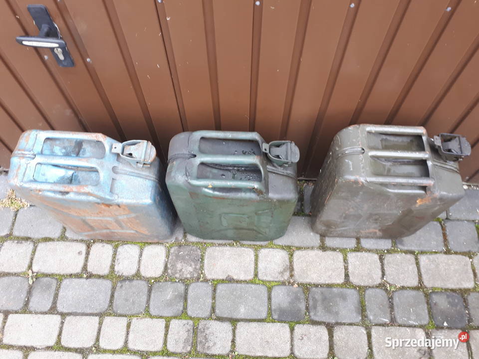 3 x kanister metalowy 20 litrów Motoryzacja Gliwice