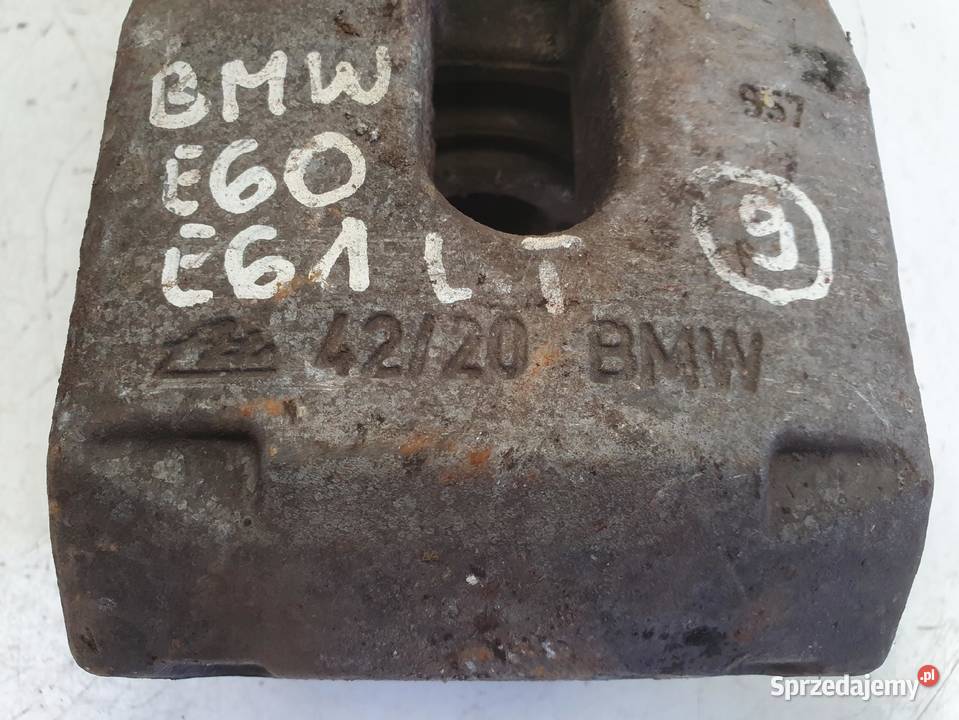 BMW E60 PRZEDNI ZACISK HAMULCOWY lewy przód lubelskie