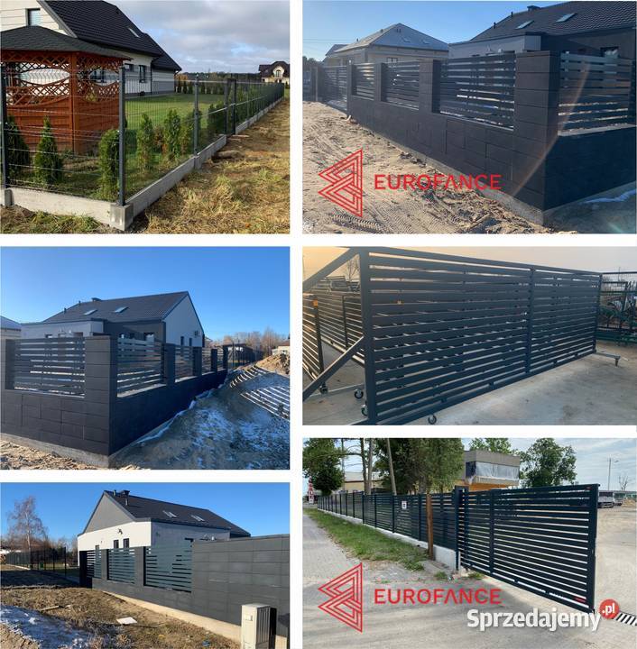 Panel 3D 2D furtki bramy panelowe Płot murek