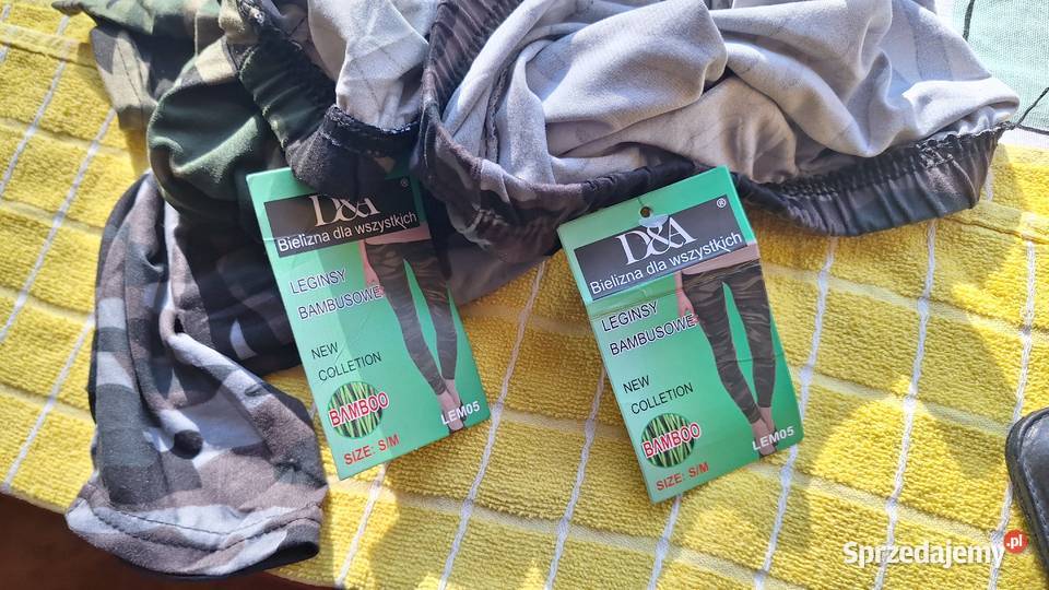 Leginsy getry legginsy długie Polskie moro khaki Legionowo sprzedam