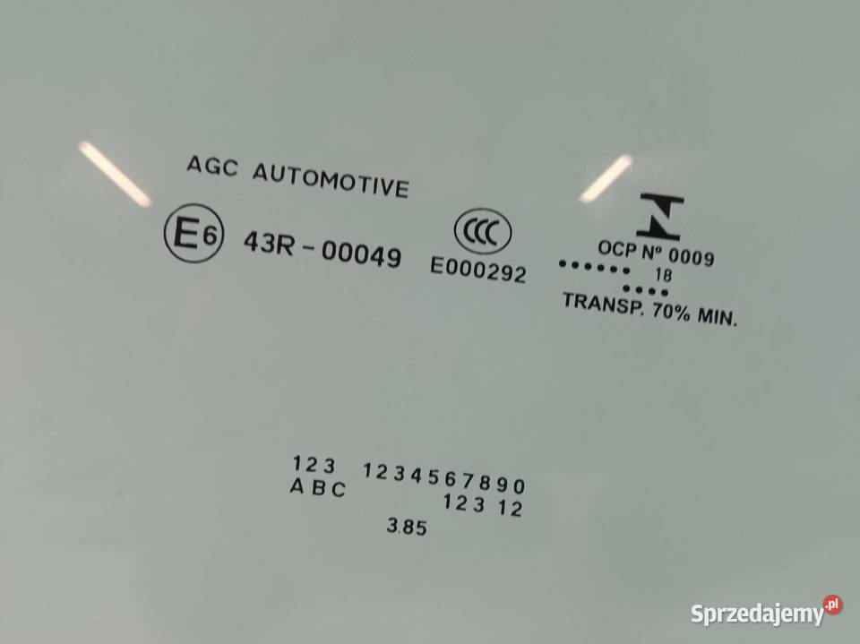 SZYBA DRZWI PRAWY PRZÓD Toyota ProAce II 2016 sprzedam