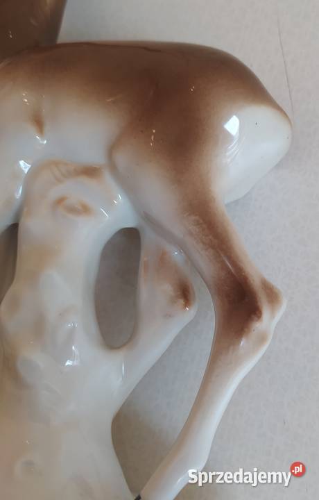 Figurka porcelanowa sarenki Gdańsk