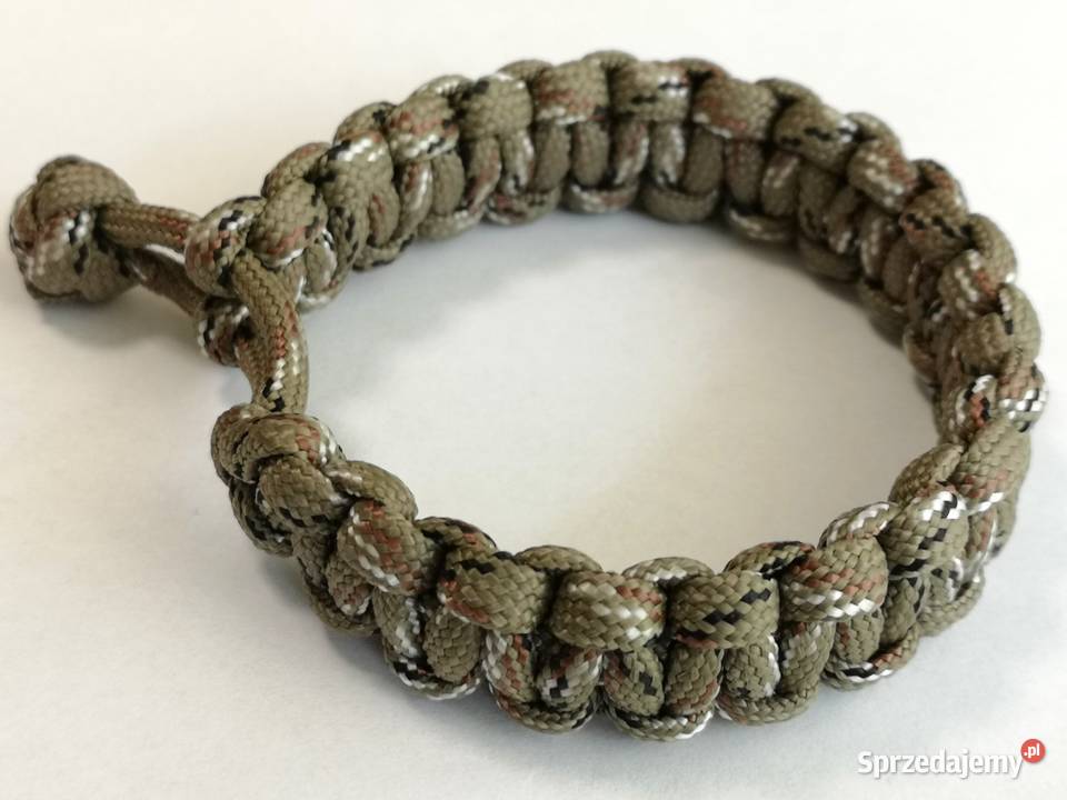 Bransoletka z paracordu splot Cobra styl MadMax Kielce sprzedam