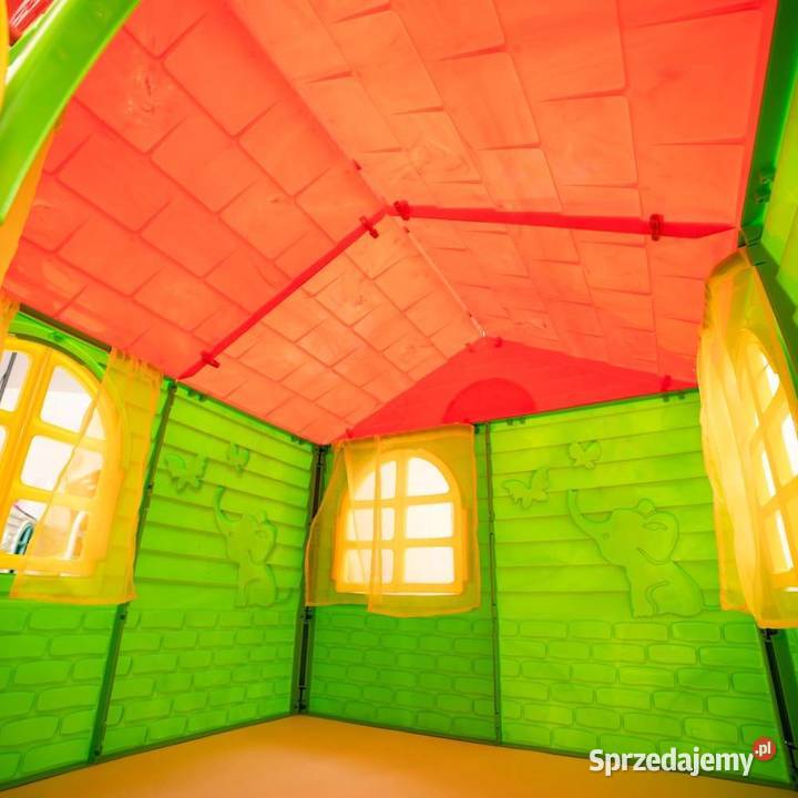 domek dzieci Doloni 129129 czerwonozielony