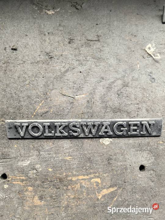 Emblemat znaczek napis Volkswagen mk1 2 osobowe Mościska sprzedam