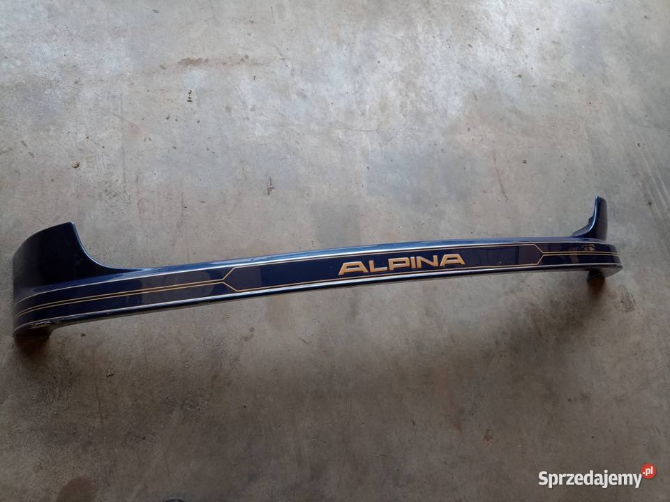 Dokladka ALPINA BMW E46 coupe cabrio ORYGINAŁ Spoilery Bydgoszcz sprzedam