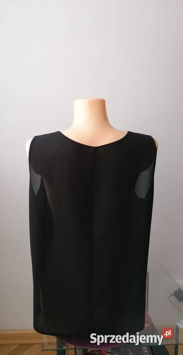 NOWA DAMSKA CZARNA BLUZKA BEZ RĘKAWÓW RXLXXL Bluzki i koszule łódzkie