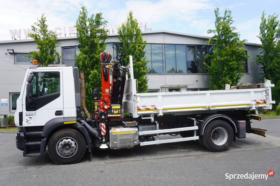 Iveco Stralis 330 E6 HDS Fassi 195A 85 t biały Kraków