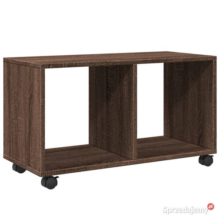Szafka na kółkach brązowy dąb 72x33x425 WM853143 Warszawa