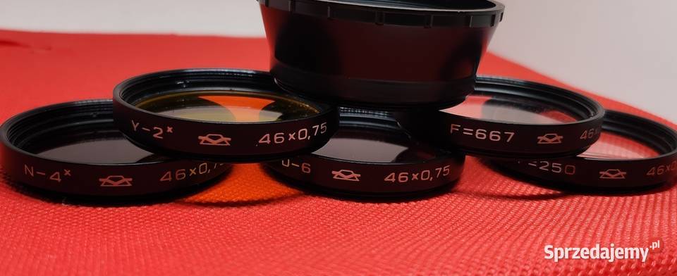Aparat fotograficzny zestaw filtrów barwnych Aparaty Elektronika śląskie Gliwice