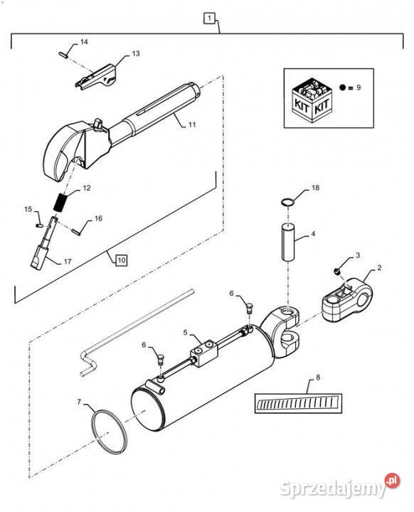 Holland T6090 Zestaw uszczelek 87707546 wielkopolskie Jastrzębniki