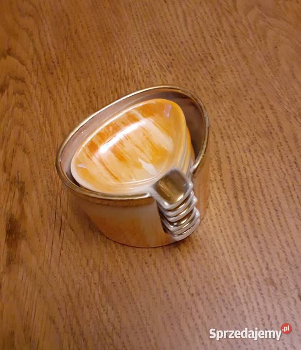 Popielniczki porcelanowe zestaw 6 Warszawa