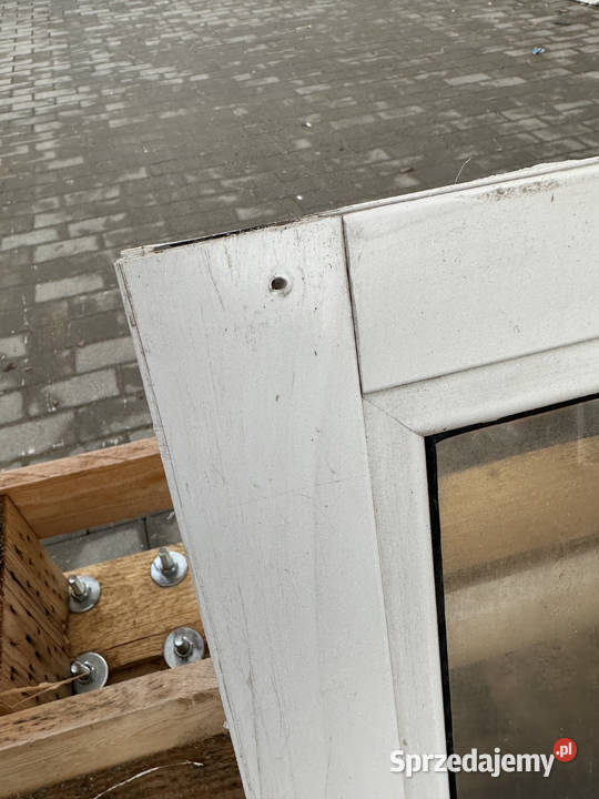 OKNA KacprzaK Witryna 123X47 FIX Używany PCV Lublin