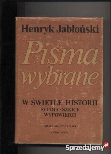 W swietle historii studia szkice wypowiedzi