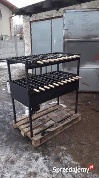 Grill cateringowy duży obrotowy Grille węglowe Nowe Kurowo