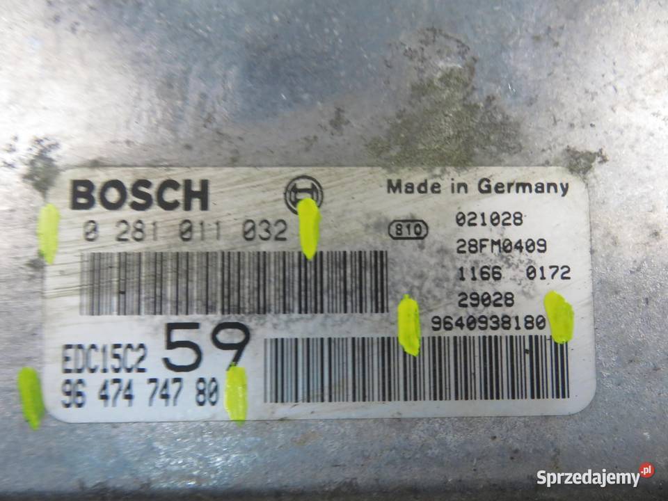 STEROWNIK CITROEN C8 20 HDi 9647474780