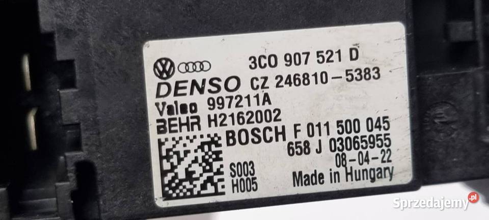 REZYSTOR SKODA OCTAVIA II 3C09075210 Lipno