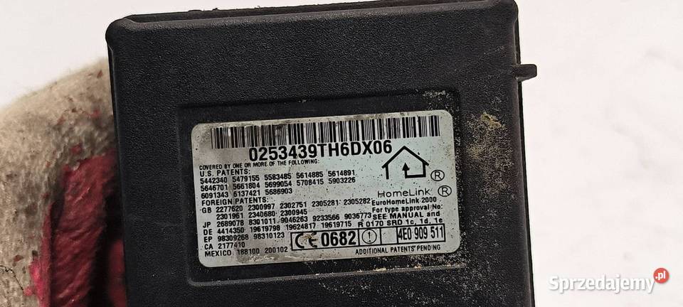 MODUŁ AUDI A8 D3 W12 4E0909511 Pozostałe Lipno