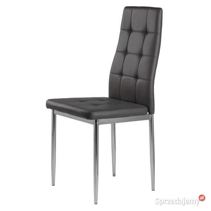 Zestaw 4 krzeseł do salonu jadalni pikowane podlaskie Bielsk Podlaski