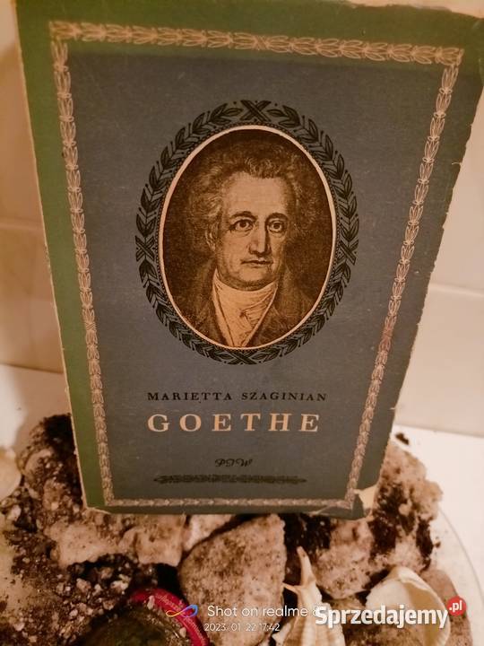 Goethe Szaginian unikat okazy antykwariat