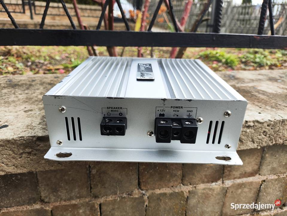 Wzmacniacz samochodowy 1 kanałowy monoblok Ilość kanałów 1 Wzmacniacze
