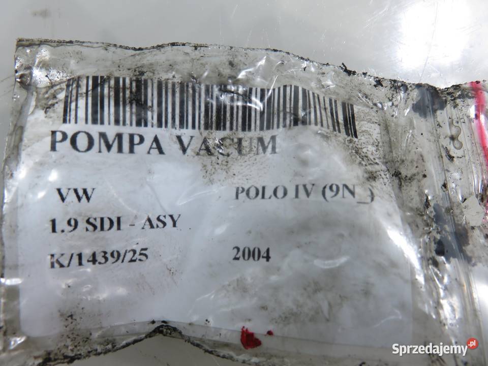 POMPA VACUM VW POLO IV 9N 19 SDI ASY 038145101B