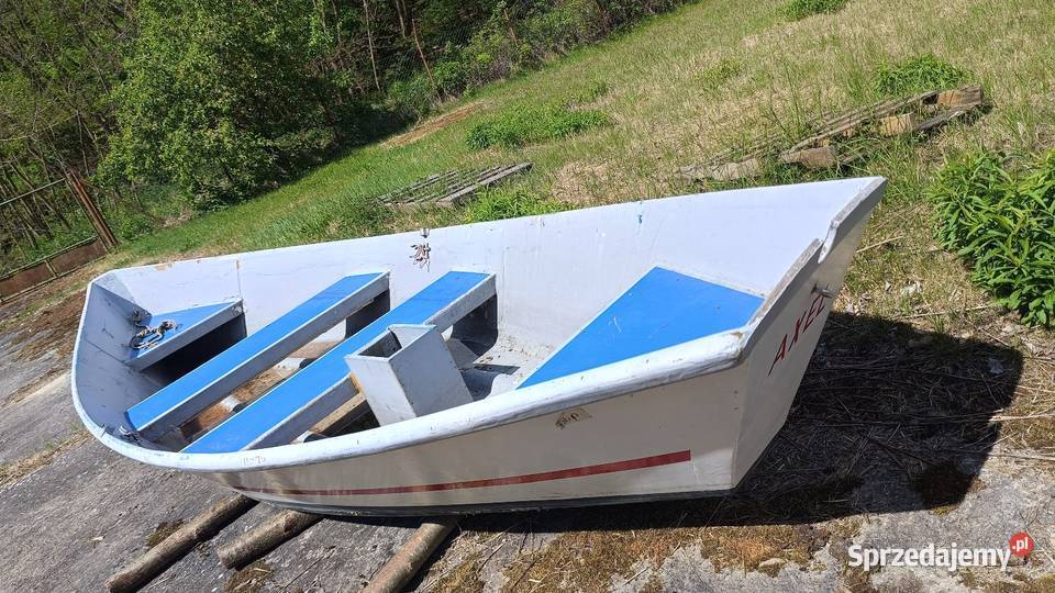 Duża łódz rybacka 55m wiosłowa studzienka pawęż Goleniów