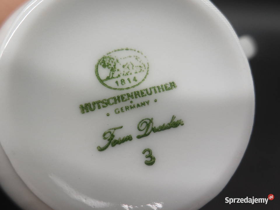 Filiżanka Dresden White Hutschenreuther wielkopolskie Raszków