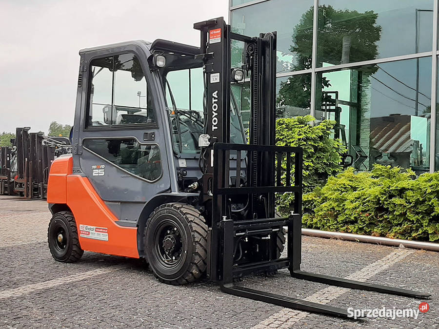 Wózek widłowy Toyota 028FGF25 duplex 33 m 25 Kęty