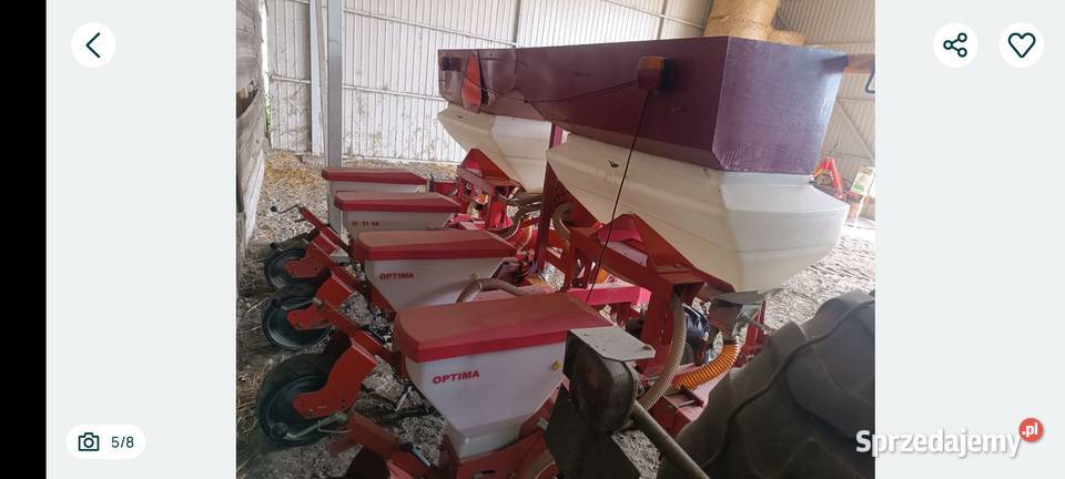 Siewnik do kukurydzy kverneland Optima 4 rzędowy Wybcz