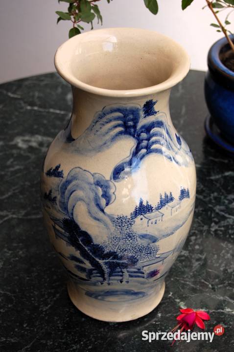 Dona Vietnam unikat waza kamionkowa wazon wielokolorowy Lublin