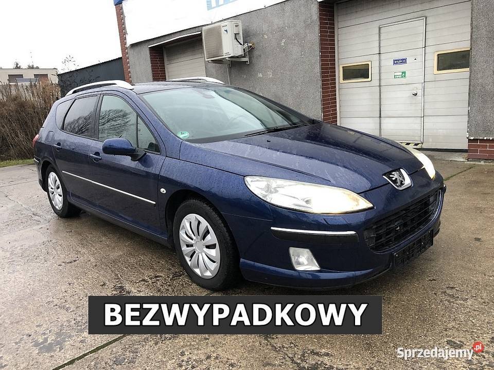 Peugeot 407 20d 136 XENON Panorama Półskóry 100 wielofunkcyjna kierownica Łódź