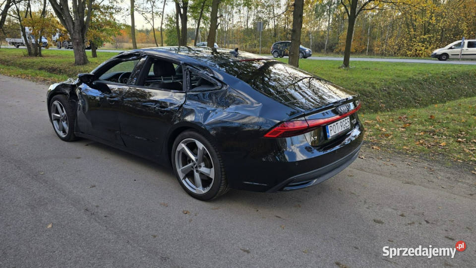 Audi A7 Sportback Niski Przebieg Bogate czarny A7