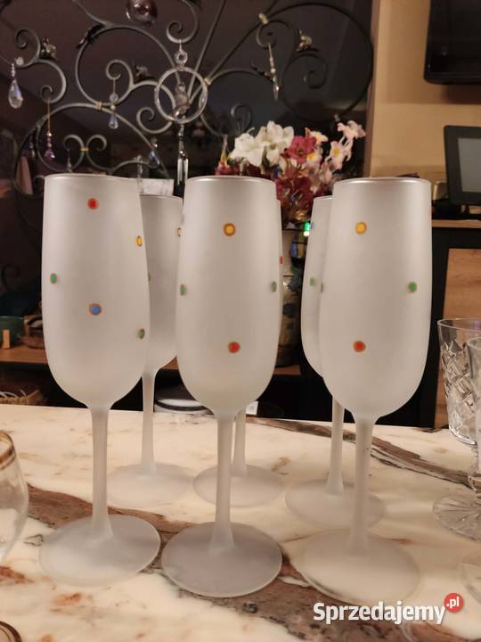 lampki kieliszki szkło krystał Dom i Ogród