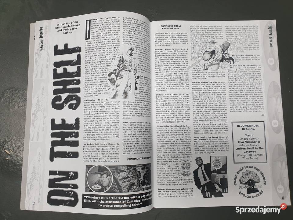 Trip Wire 6 Magazyn Komiksowy XMen Obergeist Gdynia sprzedam